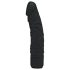 Vibrador Clássico Realístico Preto em Silicone
