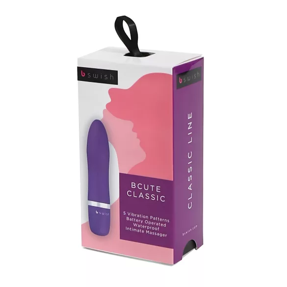 B SWISH Bcute Classic - vibrador bullet à prova d'água - roxo