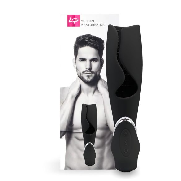LoversPremium Vulcan - Masturbador Recarregável e Resistente à Água (Preto)