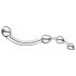 Njoy Fun Wand - Dildo de metal para Ponto G e anal (prata)