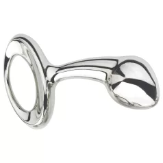 Njoy - plug anal pequeno - metal prateado