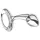 Njoy S - pequeno plug anal de metal (prateado)