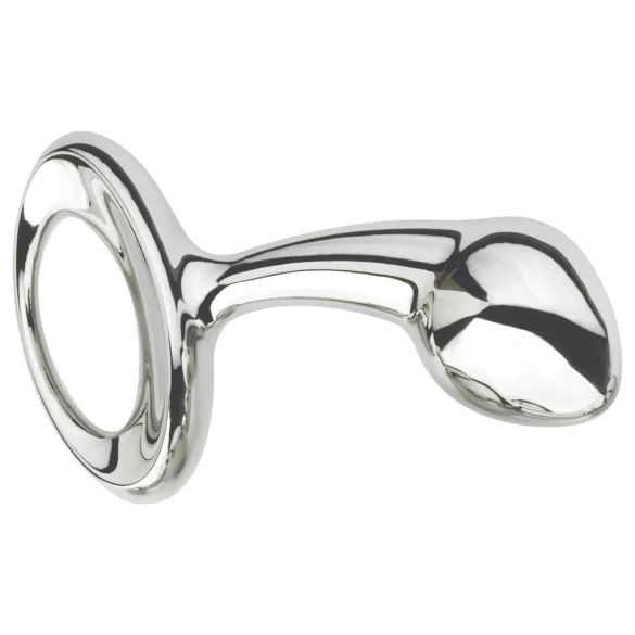 Njoy S - pequeno plug anal de metal (prateado)