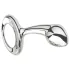 Njoy S - pequeno plug anal de metal (prateado)