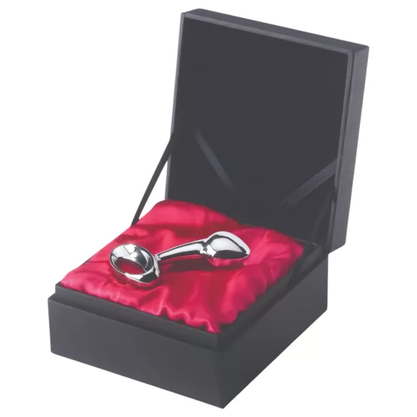 Njoy S - pequeno plug anal de metal (prateado)