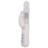 Layla Artiche - Vibrador Giratório Branco à Prova d'Água com Estimulador de Clitóris
