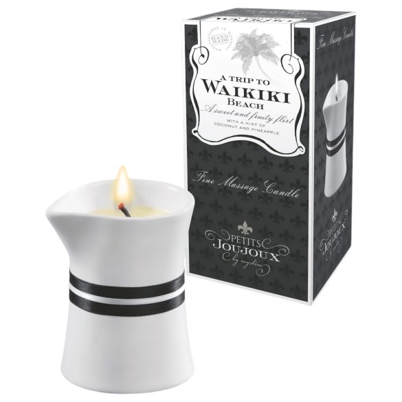 Petits Joujoux Waikiki - Vela de Massagem - Coco e Abacaxi (120ml)
