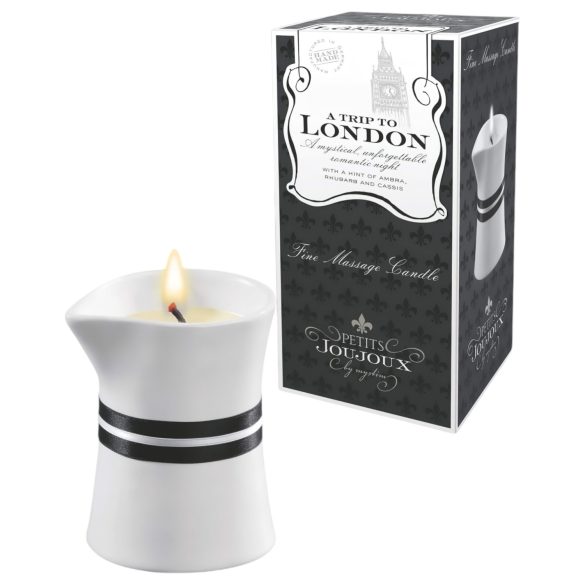 Petits Joujoux London - vela de massagem - ruibarbo e âmbar (120ml)
