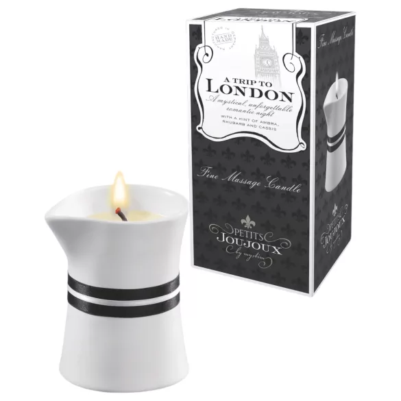 Petits Joujoux London - vela de massagem - ruibarbo e âmbar - 120ml