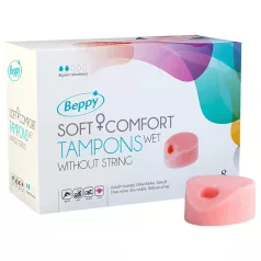  Beppy Soft tampão esponja íntima húmida sem cordão - 8 un.