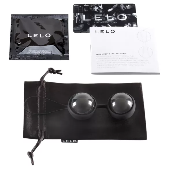 LELO Luna Noir - bolas tailandesas ajustáveis