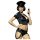 Conjunto de Fantasia Policial Obsessive (S/M)