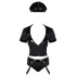 Obsessive - fantasia policial feminina - conjunto - tamanho S/M