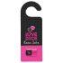 Conjunto de Dados Eróticos com Pendura-Porta (preto-rosa)
