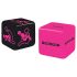 Conjunto de Dados Eróticos com Pendura-Porta (preto-rosa)