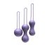 Je Joue Ami - Conjunto de 3 Bolas Ben Wa (roxo)