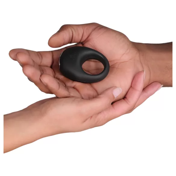 Je Joue Mio - anel peniano vibratório recarregável à prova d'água preto