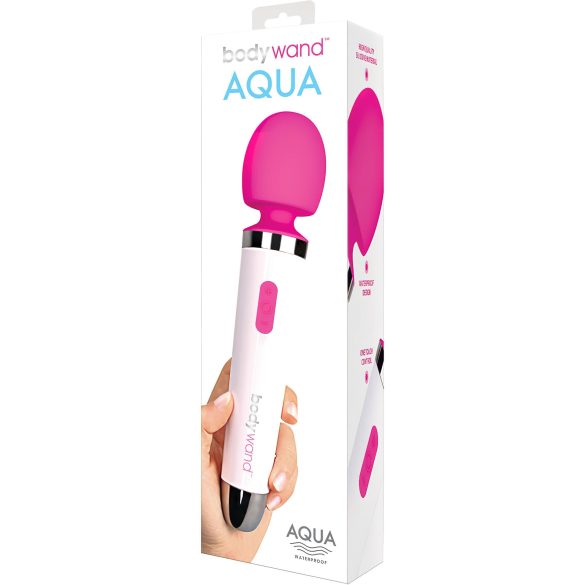 Bodywand Aqua - Massageador à prova d'água (branco-rosa)