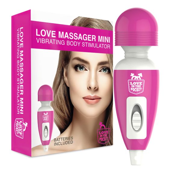 Varinha do Amor - mini vibrador massageador (rosa)