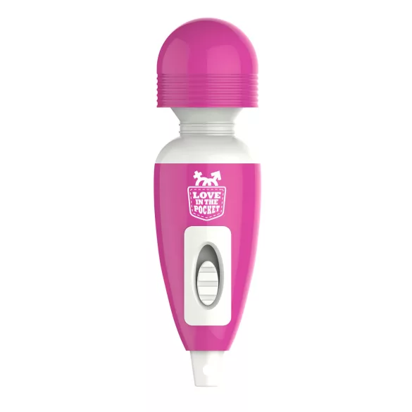 Love Wand - vibrador massageador mini - recarregável silicone rosa
