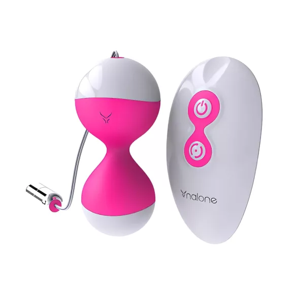 Nalone - bolas tailandesas com controle remoto recarregável - rosa