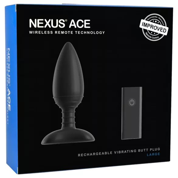 Nexus Ace - vibrador anal grande com controle remoto recarregável