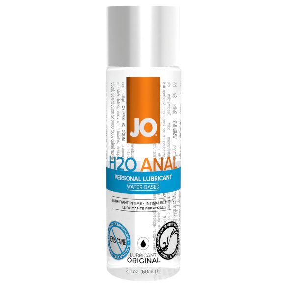 JO H2O Anal Original - Lubrificante Anal à Base de Água (60ml)