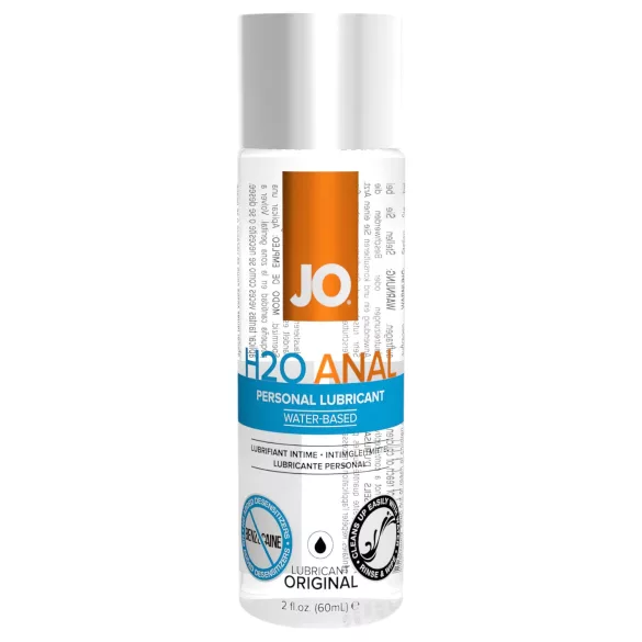 JO H2O Anal Original - lubrificante anal à base de água - 60ml