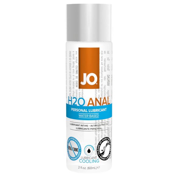 JO H2O Anal Cool - Lubrificante Anal Refrescante à Base de Água (60ml)