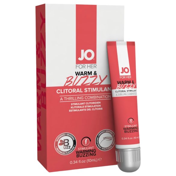 JO WARM & BUZZY - Gel Estimulante para Clitóris (10ml)