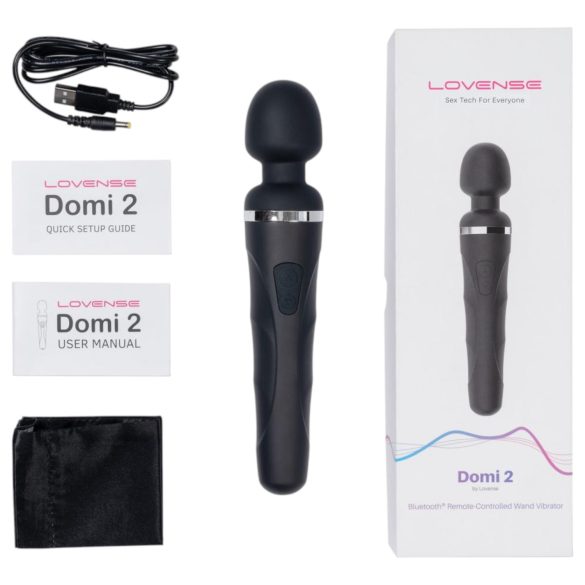 LOVENSE Domi 2 - Vibrador inteligente massajador (preto)