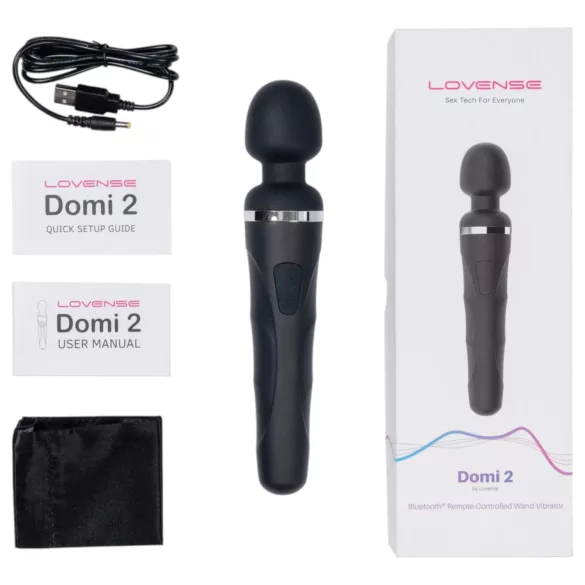 LOVENSE Domi 2 - vibrador massageador inteligente (preto)