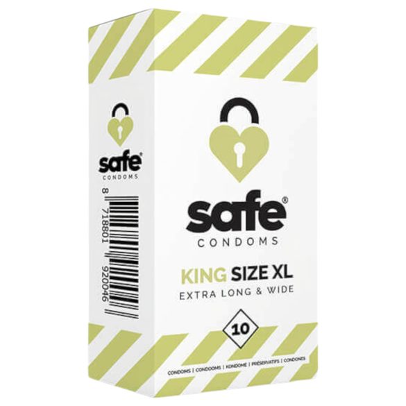 SAFE King Size XL - Preservativo Extra Grande (10 unidades)