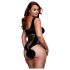 BACI Plus Size - Body sofisticado em renda - preto (XL-XXL)