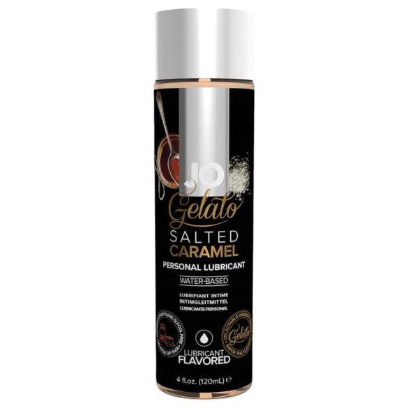 Gelato JO Caramelo Salgado - Lubrificante à Base de Água (120ml)