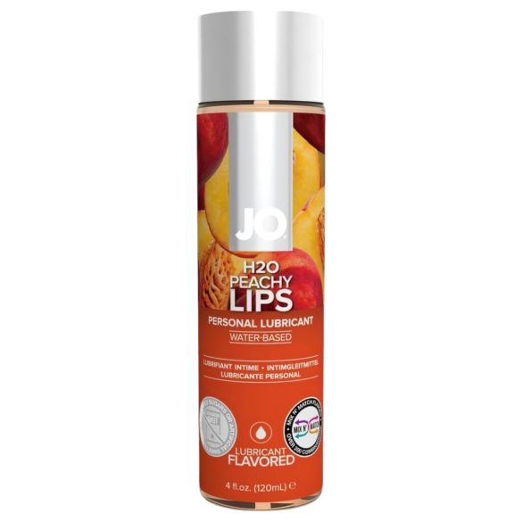 Lubrificante à base de água com sabor a pêssego (120ml)