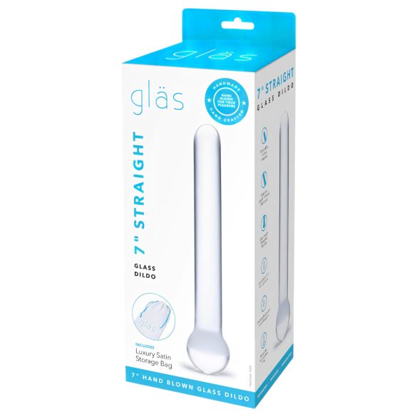 GLAS - Dildo Clássico de Vidro (Transparente)