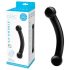 GLAS - Dildo Duplo de Vidro (preto)