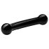 GLAS - Dildo Duplo de Vidro (preto)