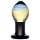 GLAS Galileo - plug anal de vidro (preto-dourado)