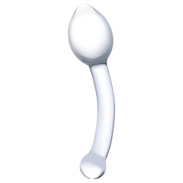 GLAS - Dildo Duplo de Vidro (Transparente)