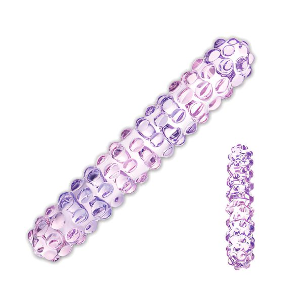 GLAS Nº 94 - Dildo de Vidro com Esferas Pequenas (rosa)
