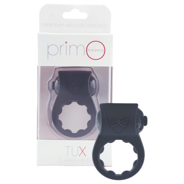 Screaming PrimO Tux - anel peniano vibratório à prova d'água (preto)