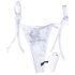 Calcinha Vibratória MySecret Screaming - com Controle Remoto - Branca (Tamanhos S-L)