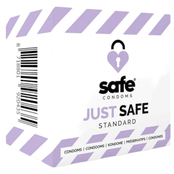 SAFE Just Safe - Preservativo padrão - Baunilha (5 unidades)