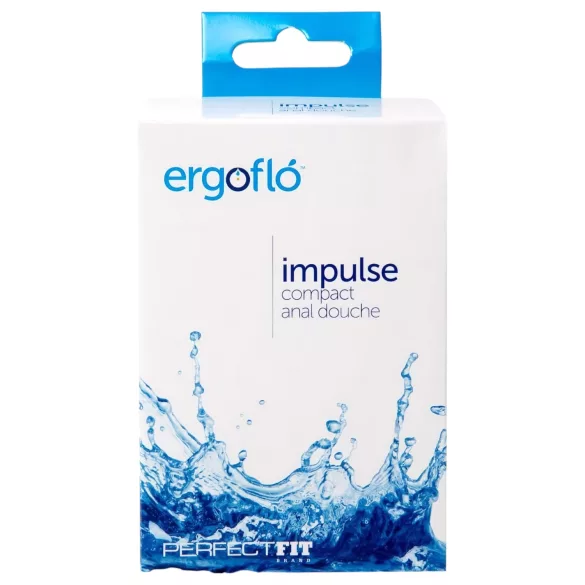 Perfect Fit Ergoflo Impulse - ducha anal íntima - silicone preto