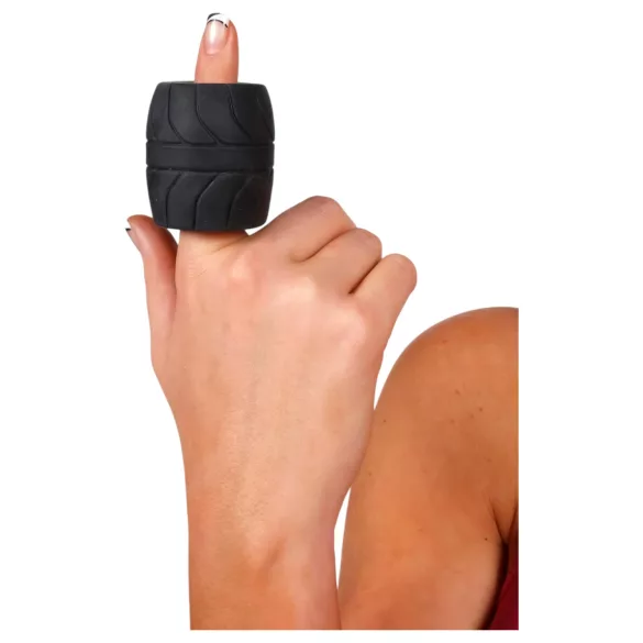 Perfect Fit - Anel e extensor para testículos SilaSkin (preto)