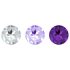 Rianne - Conjunto de 3 Plugues Anais de Silicone (Roxo)