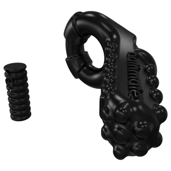 Bathmate - anel peniano vibratório - silicone preto