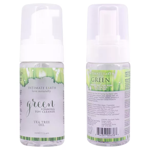 Intimate Earth Green Tea - spray desinfetante e de limpeza (100 ml)
